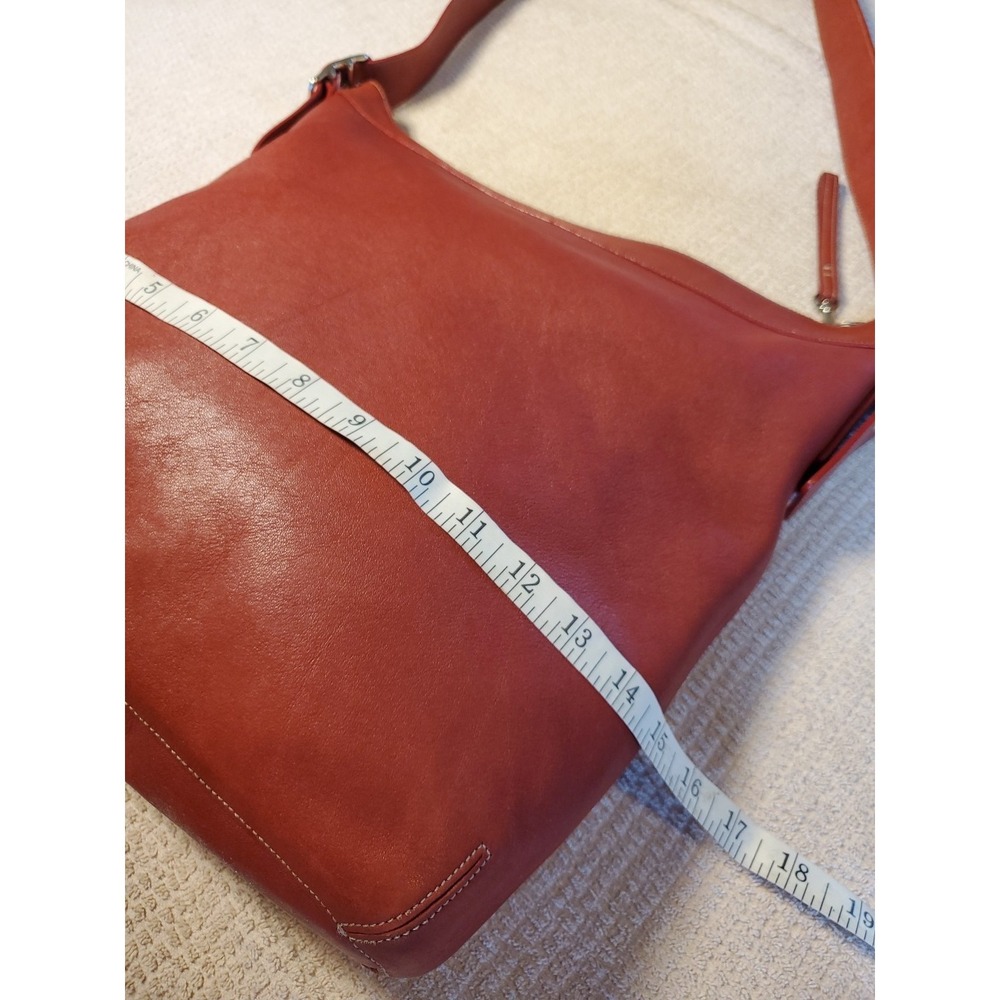 Coach Legacy Hobo Crossbody Bag Vtg 9177 Red Oxblood Duffle W/ Tassel* - Picture 12 of 16